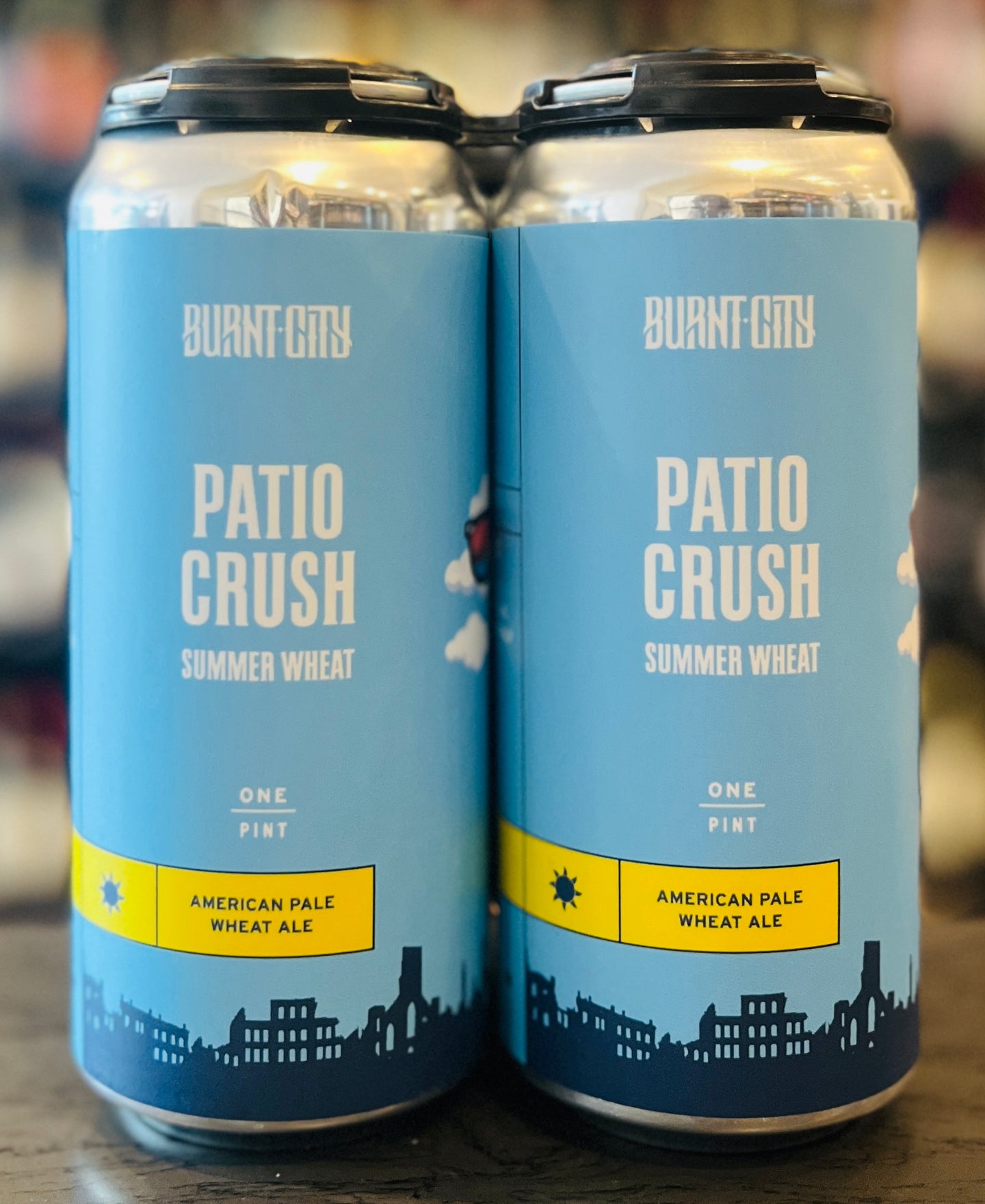Burnt City Patio. Crush Summer Wheat